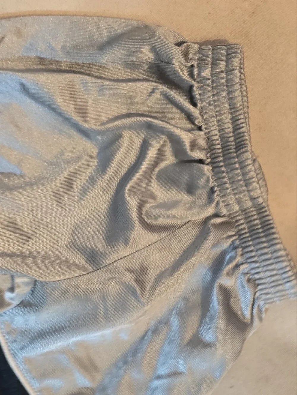 Jordan Kids' Gray Athletic Shorts with Black Trim 24months
